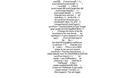 Angular 9 How to convert HEIF file format to a known web format when uploading images