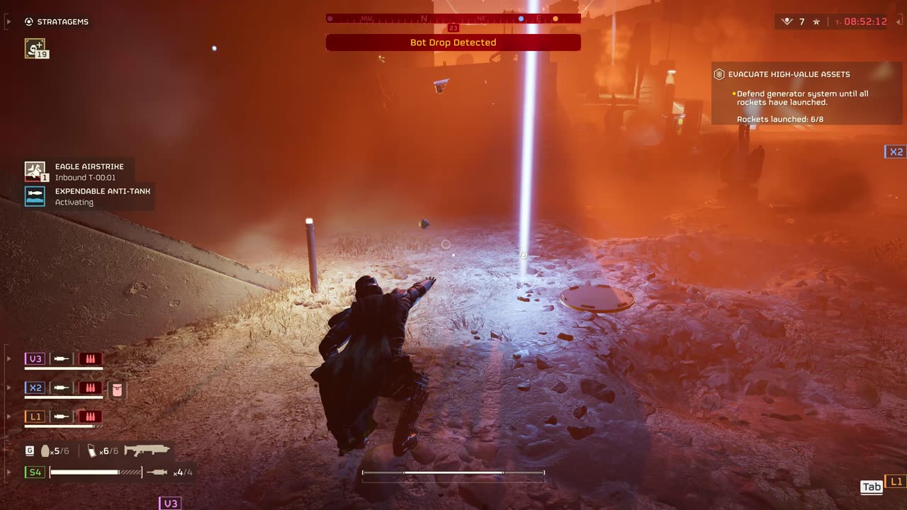 It Became A Dropship Graveyard (Helldivers 2 - Automatons)