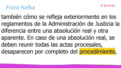 Franz Kafka - El proceso 2/3