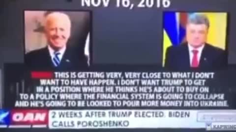 Biden’s phone call with Poroshenko in 2016