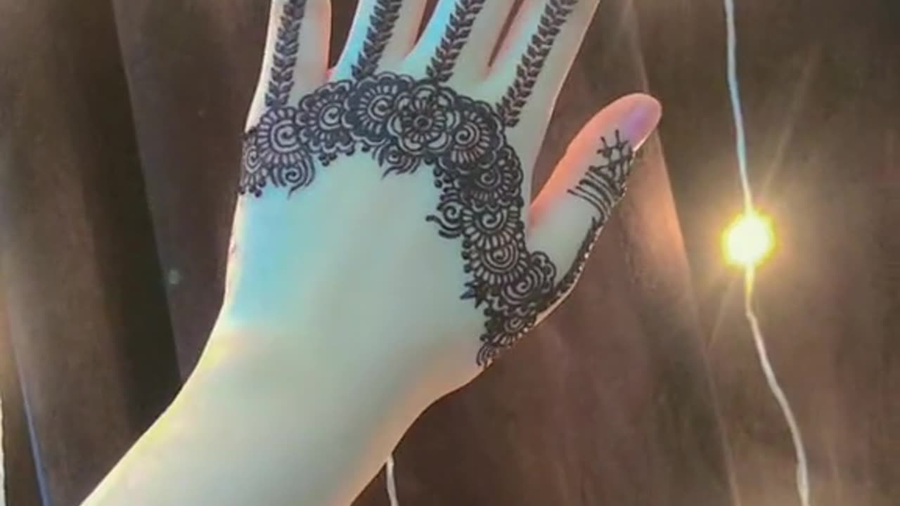 Beautiful mehndi design