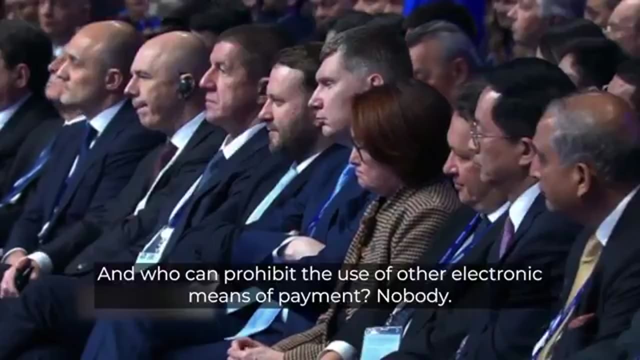 Russian President Putin says "who can ban #Bitcoin?" "Nobody"