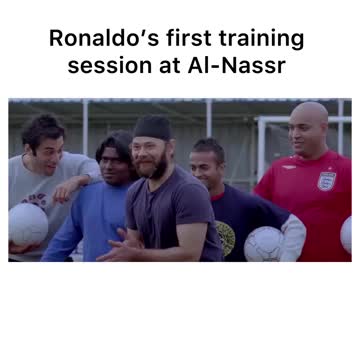 Ronaldo First Training at Al-Nassr