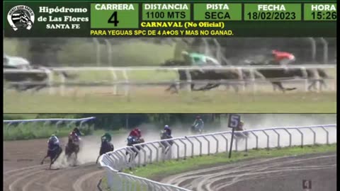 Las Flores 18-02-2023 Carrera Nº 4
