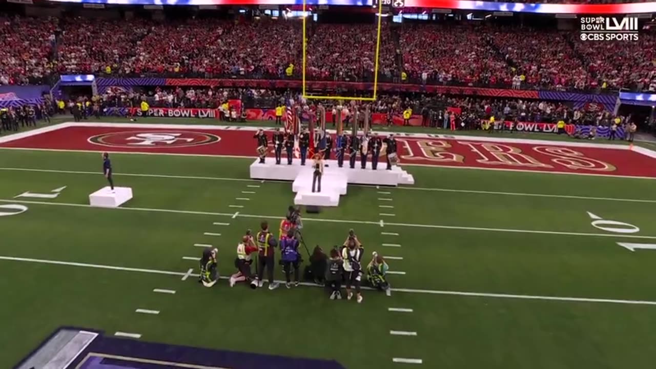 National Anthem At Super Bowl LVIII