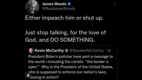 James Woods - Impeach or shut up