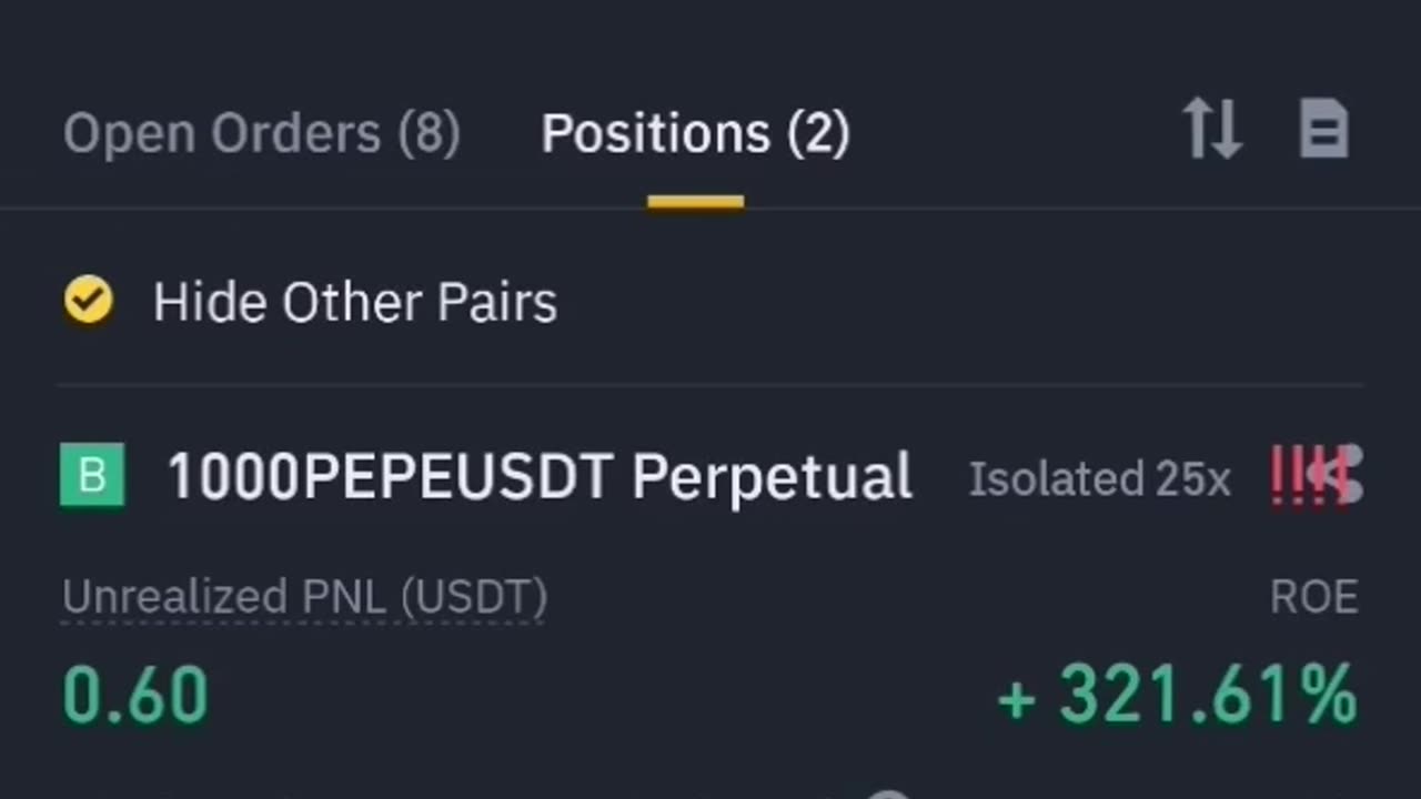 PEPE Trade .. future trading