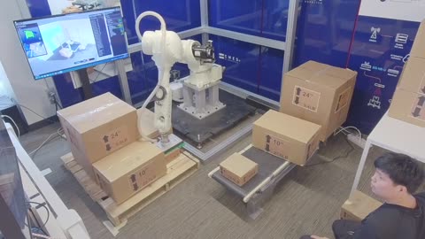 Mixed Case Palletizing | CMES Robotics | 3D AI Vision