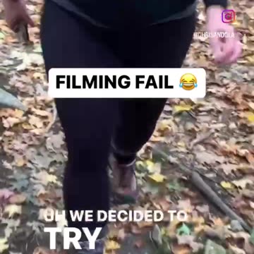 HE TRIED FILMING WITHOUT LOOKING 🤦🏼‍♀️