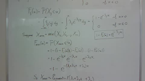 Cumulative distribution functions