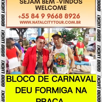 BLOCO DE CARNAVAL DEU FORMIGA NA PRAÇA - Parte 01