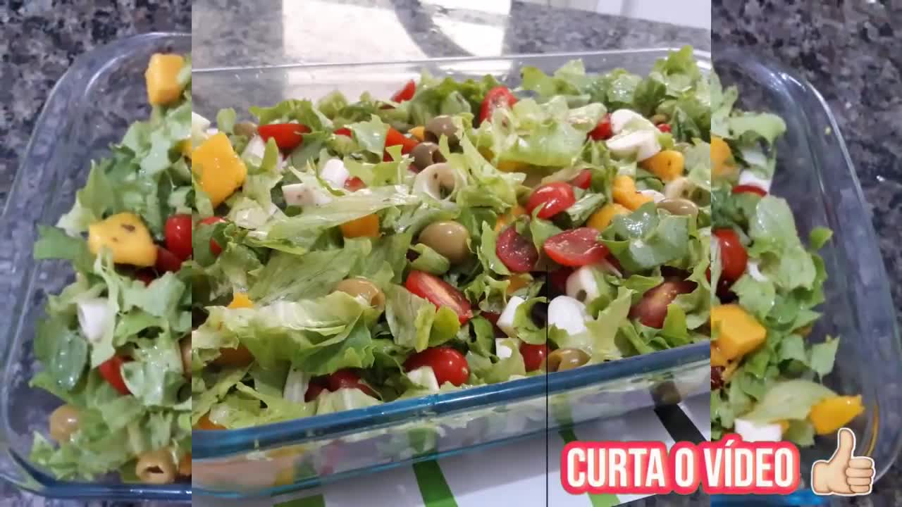 SALADA TROPICAL FÁCIL LINDA E DELICIOSA