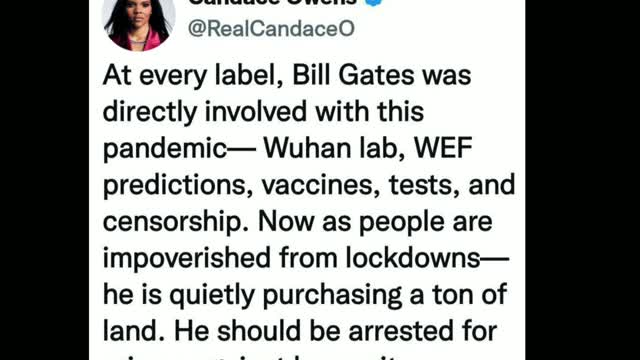 Candace Owens Speaks Truth About Bill Gates