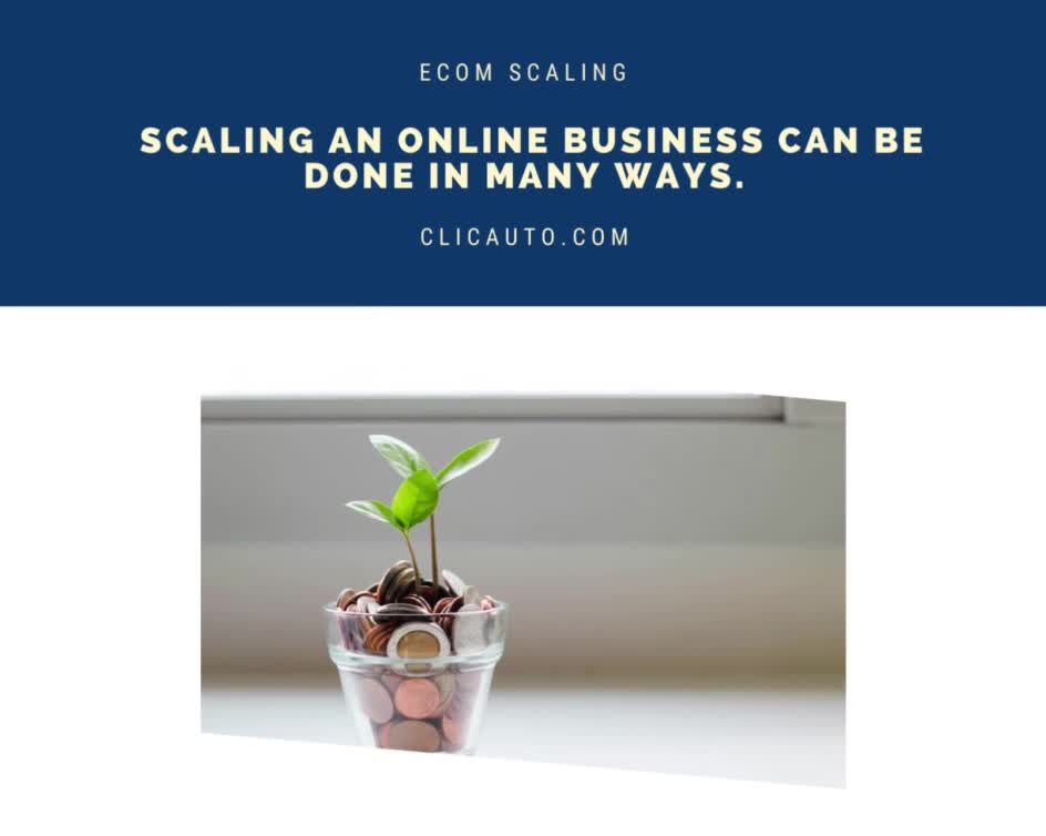 📈 SCALING AN ONLINE BUSINESS CAN BE DONE IN MANY WAYS.