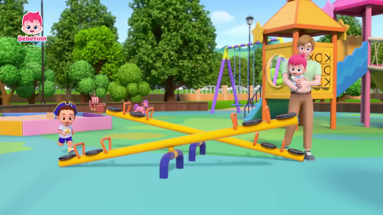 Ouch! Playground Safety Song | EP117 | Bebefinn Nursery Rhymes for Kids