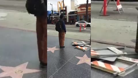 The Church takes over Hollywood BLVD!!! A group of men mocks the preacher!!!