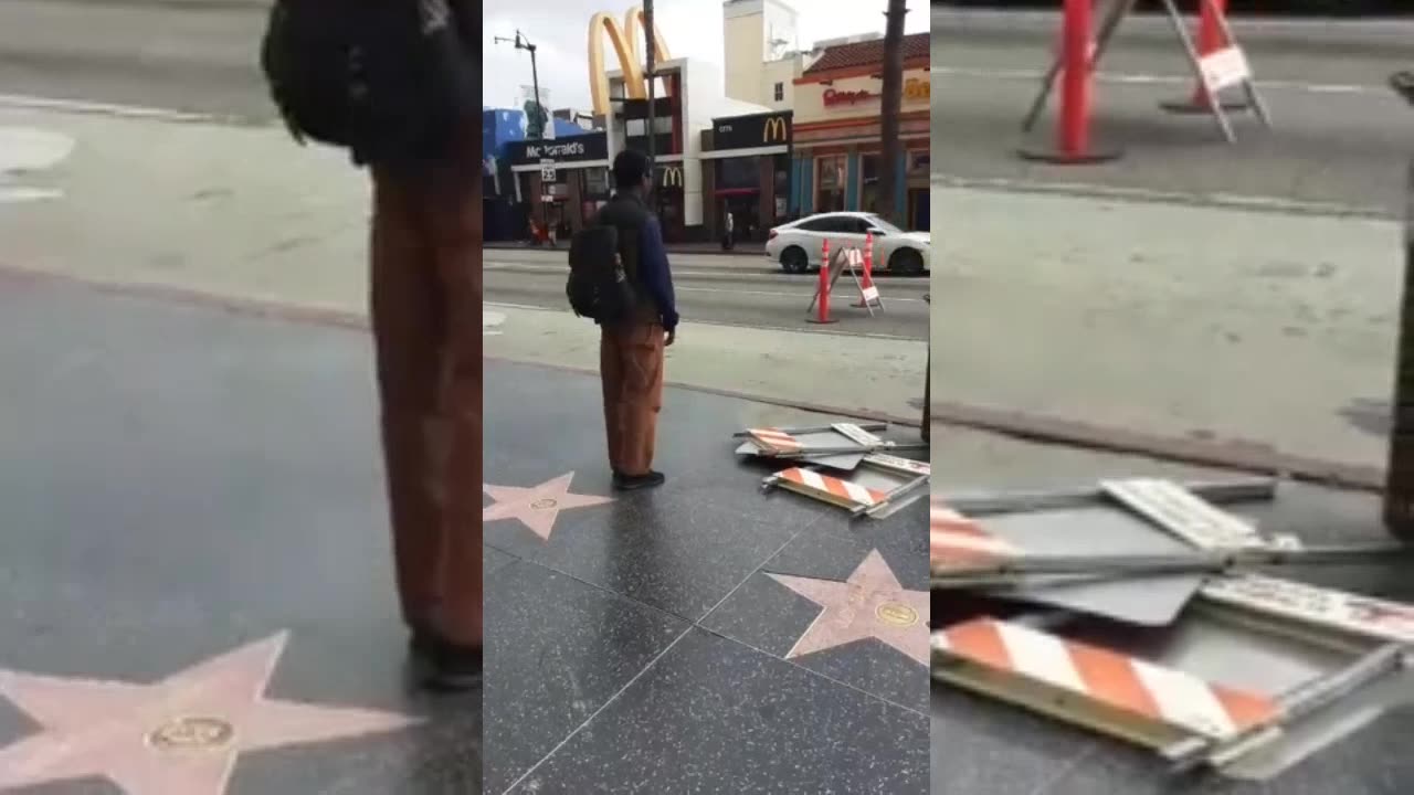The Church takes over Hollywood BLVD!!! A group of men mocks the preacher!!!