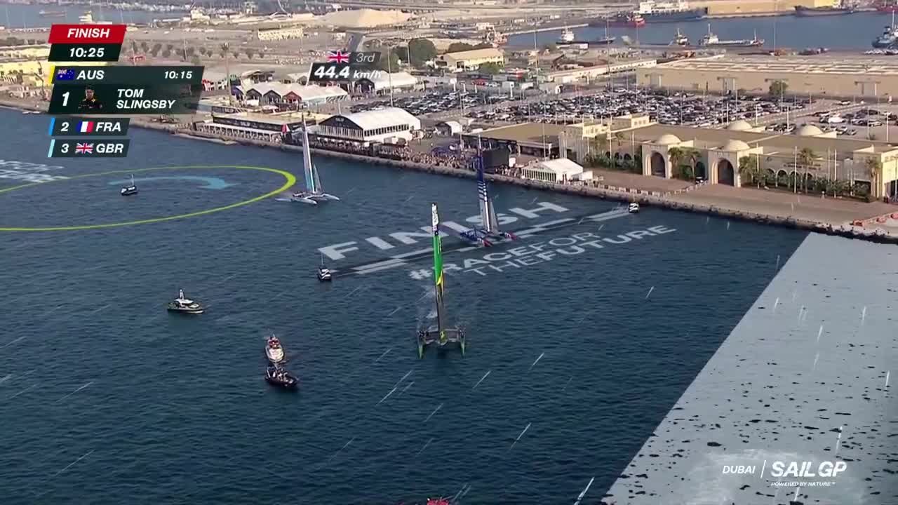 GBR in the Dubai Sail Grand Prix Podium Final