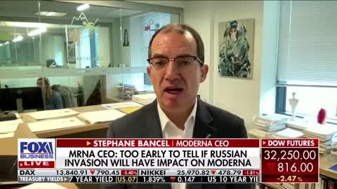 Moderna President get's called out on Fox Business for having the same genetic sequence