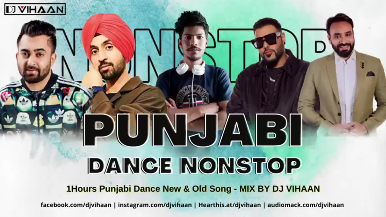 Punjabi Dance Nonstop - By Dj Vihaan | Diljit Dosanj | Sharry Mann | Jasmine Sandlas & Many More.