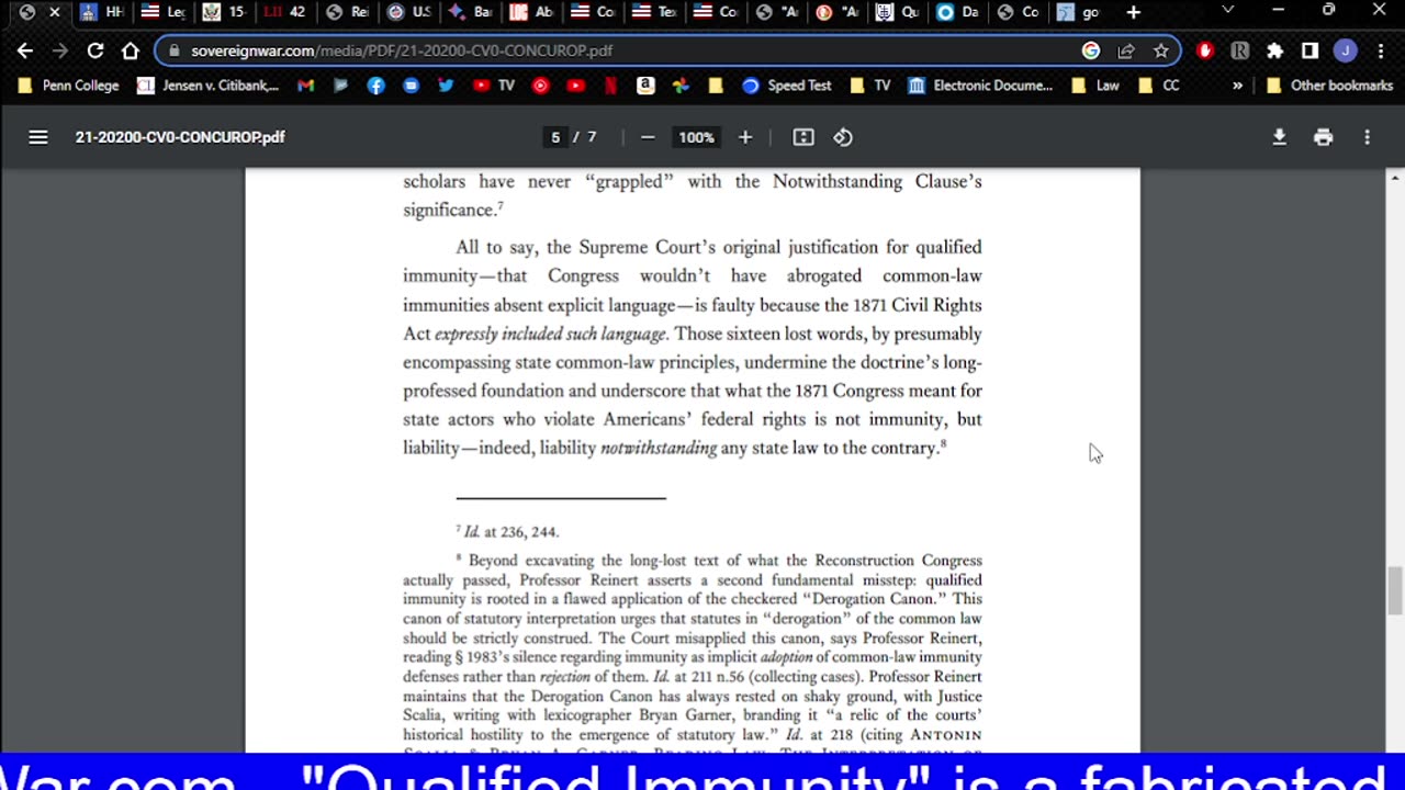 "Qualified Immunity" is a lie.