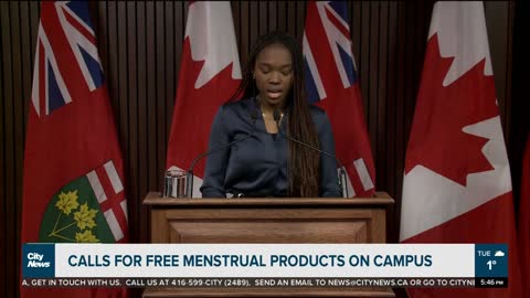 Mandate free menstrual products on campus, say students