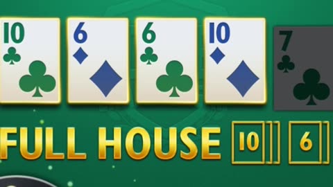 Poker Online Game dlopped Full House