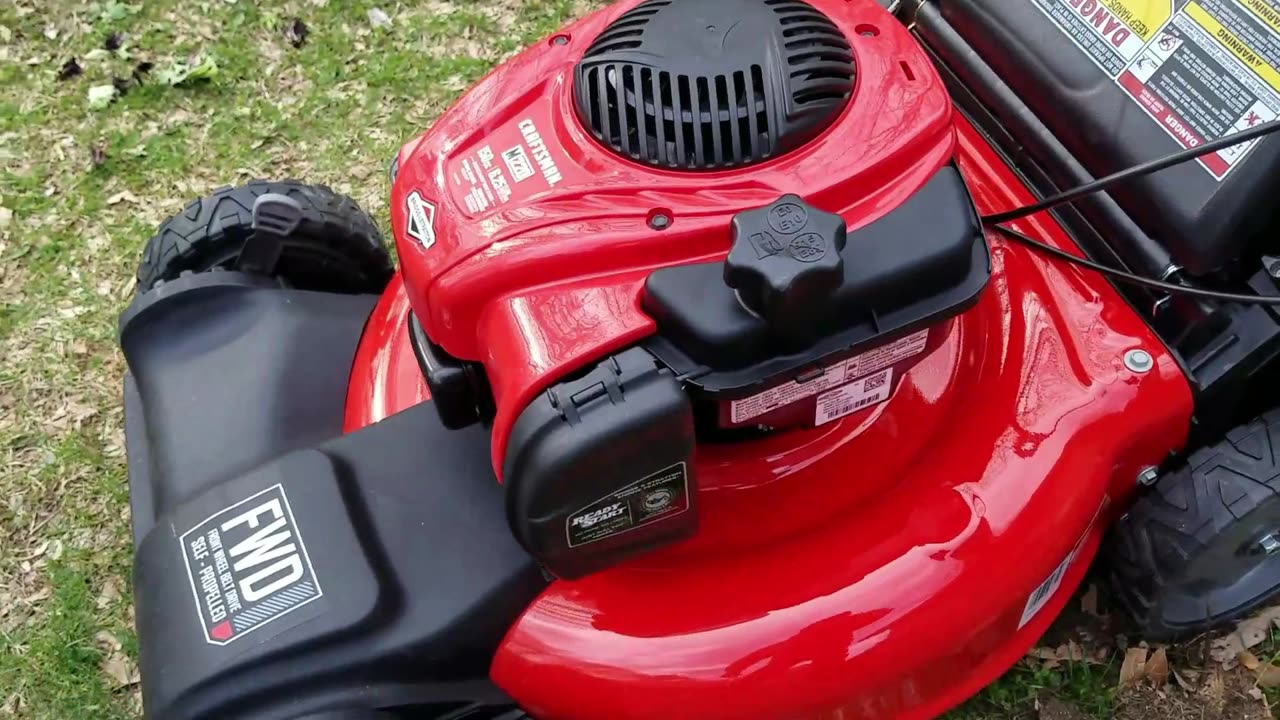 Buy this, Craftsman self propelled mower, so easy to start