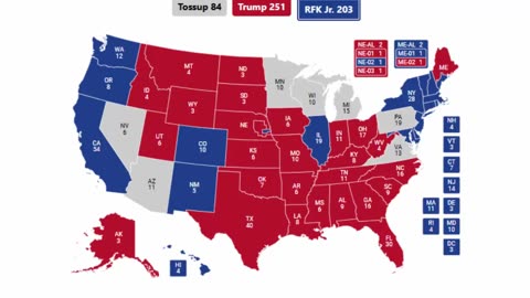 Alternate History 2024 Election Prediction - Donald Trump vs RFK Jr.