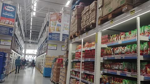 Fui no supermercado