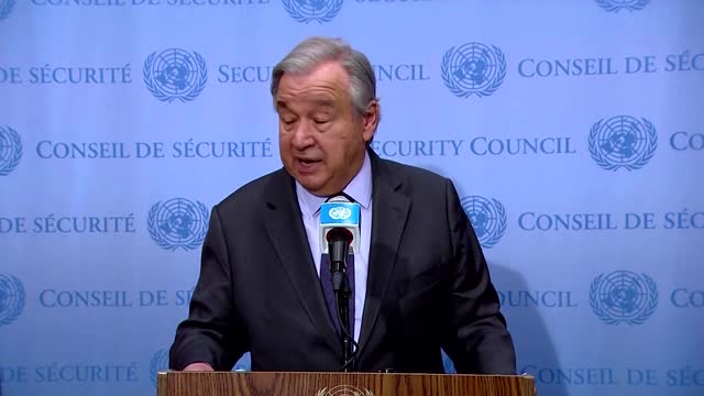 'We need de-escalation now': UN Chief