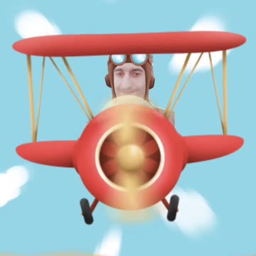 I am flying a plane
