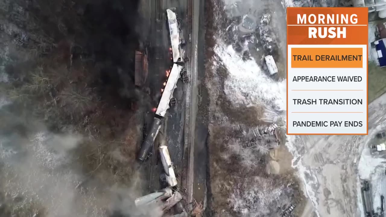 Ohio train derailment NTSB releases report