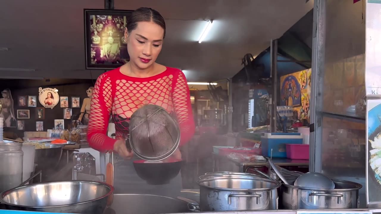 Street food thai lady