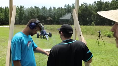 Can 50,000 Magnets Catch a Cannonball?