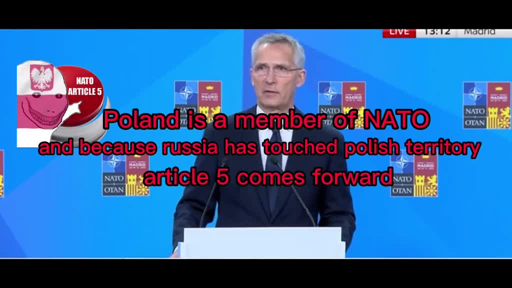 BREAKING NEWS about the Europe and Russia situation POLAND IS BEEN HIT BY TWO RUSSIA ROCKETS