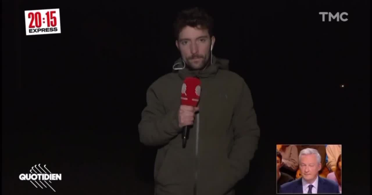 in Druzhkivka The moment of explosion