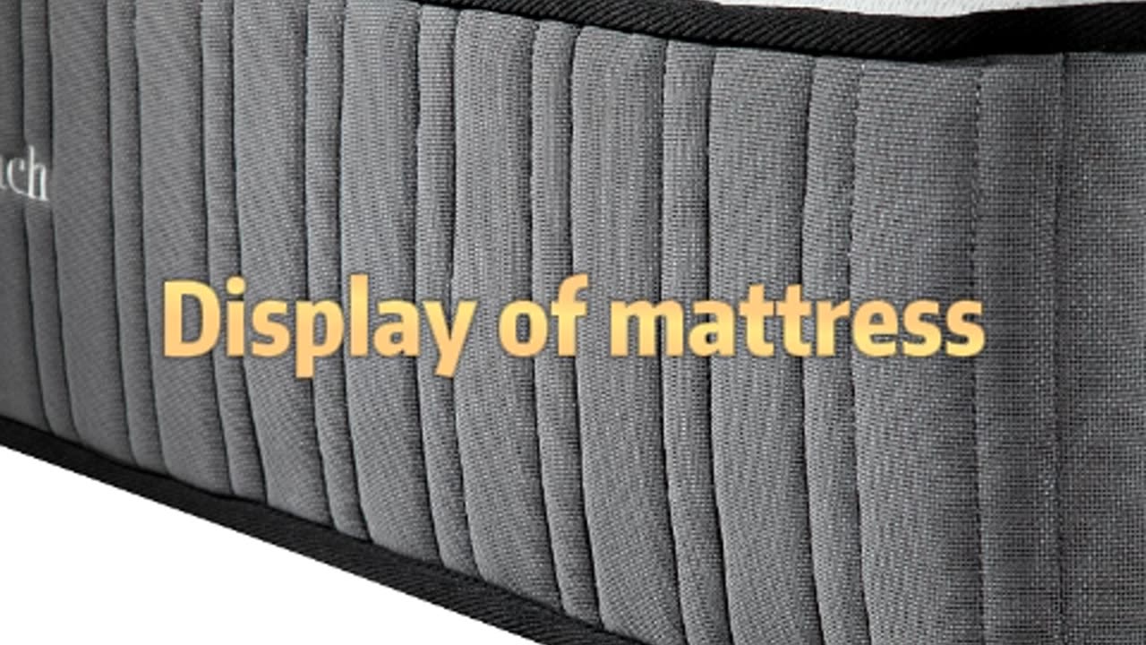 POCKET SPRING MATTRESS COMFORT TOUCH # EVERBRIGHT BEDDING # EB15-2 #bed and mattress