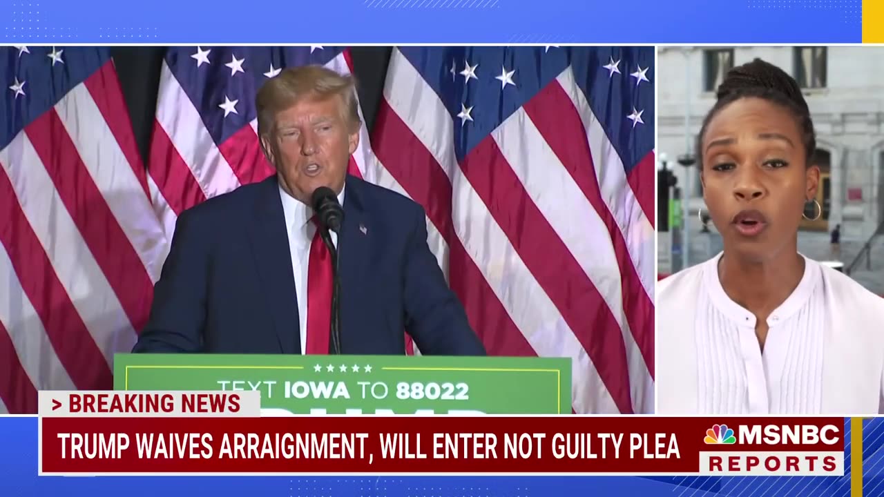 BREAKING: Trump waives arraignment appearance in Georgia, pleads not guilty