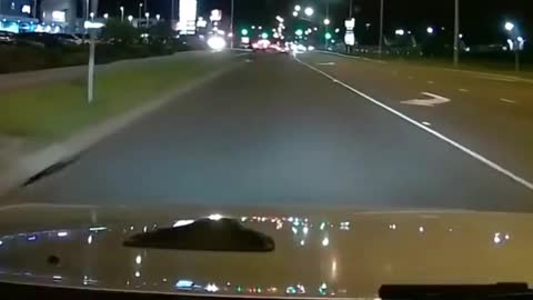 Dash Cam Car Crash Trucker