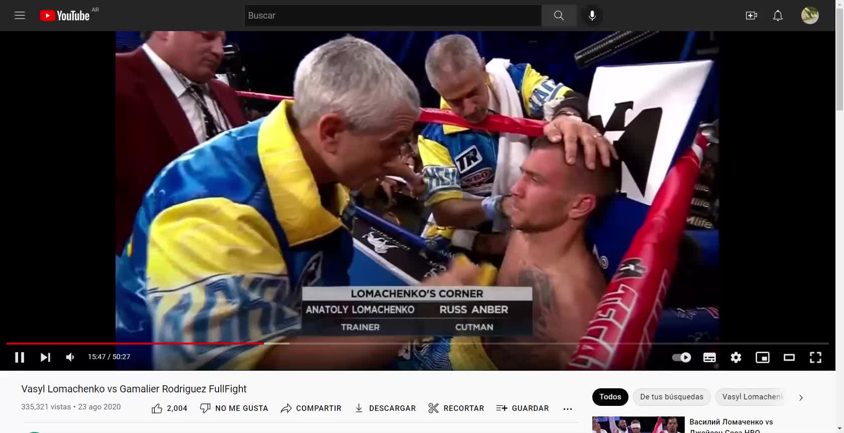 Technical Analisys Boxing Lomachenko vs Rodriguez Round 3