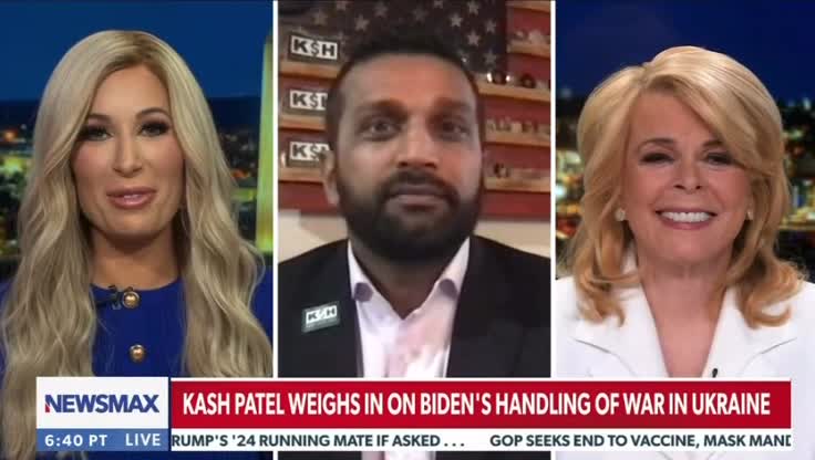 Kash Patel gives an update on the Bidens.