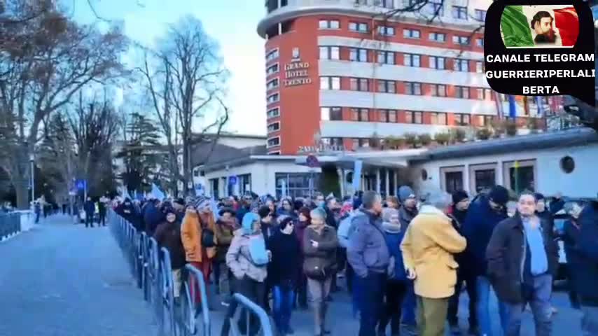 Italy: Vaccine passport protest/freedom rally Jan. 22, 2022