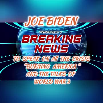 The president about to give us all the answers in breaking news report