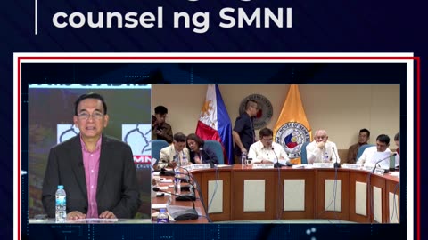 Hindi pa ito ang tunay na batas na magre-revoke ng prangkisa ng SMNI —Atty. Rolex Suplico