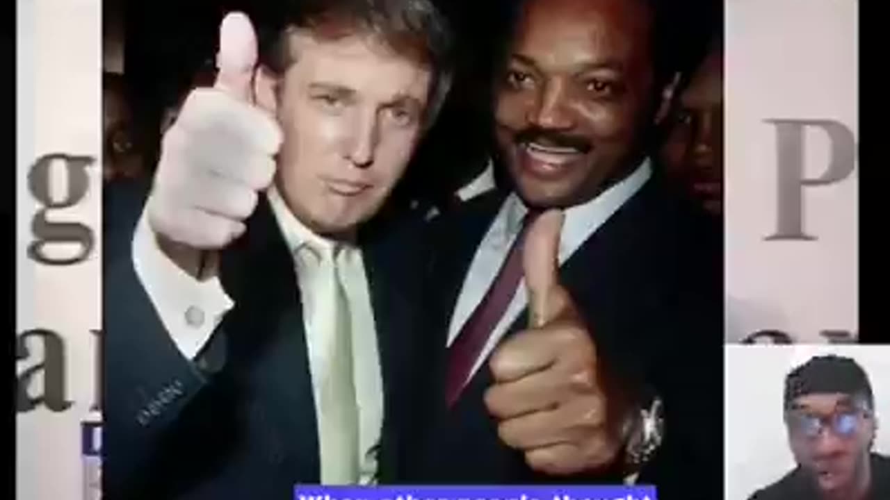 Amazing How This Footage Just Never Appears Now In The Media~ Jesse Jackson Praising DJT For Helping Black & Minorities Communities