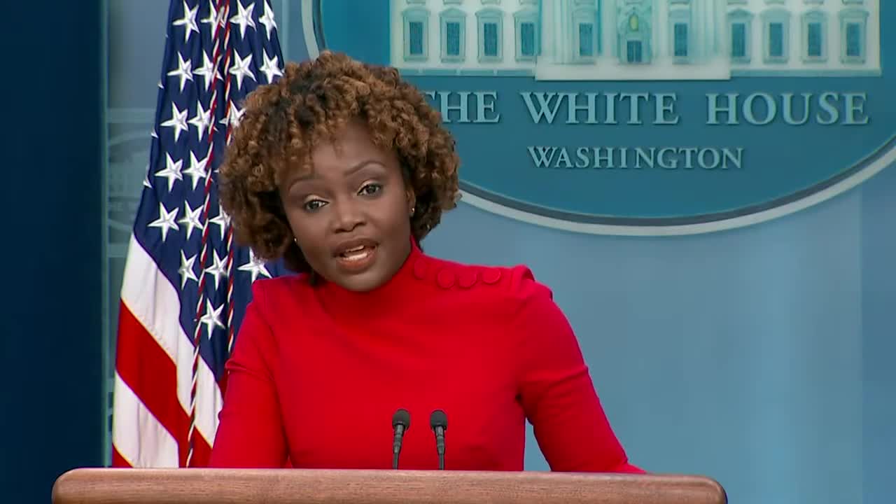 Karine Jean-Pierre holds a news conference — 01/03/23