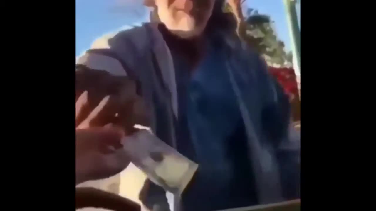 Homeless man dancing 🕺