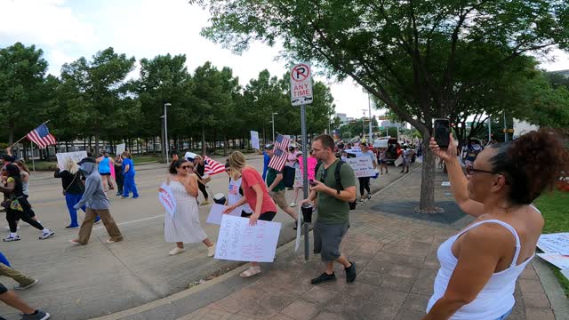 Stop The Mandate Protest Dallas TX 2021