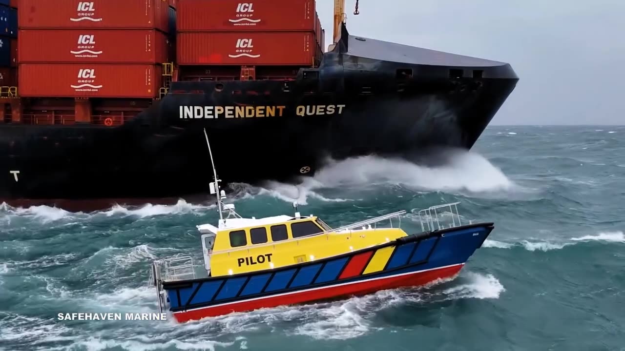 boat and ships Storm